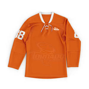 Jersey de Hockey sobre Hielo Personalizado, 100% Poliéster, Transpirable, de Secado Rápido, con Logotipo Personalizado para Entrenamiento de Equipos Masculinos Adultos - Product Image 4