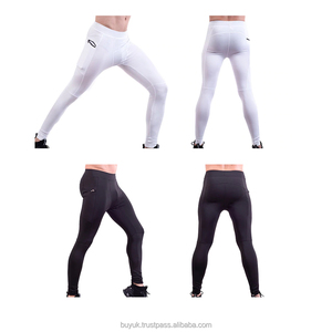 กางเกงรัดกล้ามเนื้อลำลองของผู้ชายกางเกงออกกำลังกายยืดหยุ่นสูงพร้อมกางเกงเลกกิ้งสำหรับวิ่งและฟิตเนส - Product Image 4