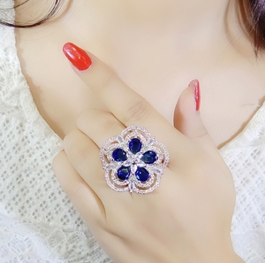 แหวนทองเหลืองแฟชั่นทันสมัย monalisa สำหรับงานปาร์ตี้ปรับแต่งเครื่องประดับเป็นกลุ่ม - Product Image 2