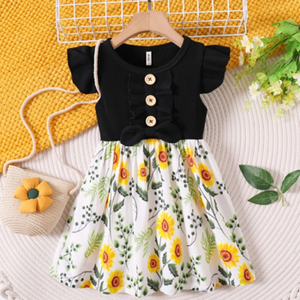 Nouveau modèle Robe Fabricant à des prix abordables Robe de luxe en vrac Vente en gros Vêtements pour enfants pour bébés filles - Product Image 2