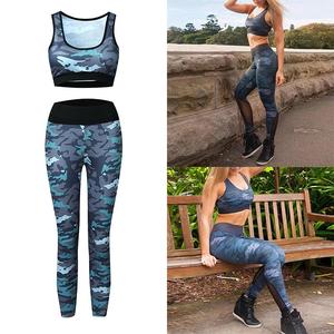 Ensemble de yoga sans couture à carreaux pour femmes, 2/3/5 pièces, vêtements de sport de gym, débardeur sans manches, leggings taille mi-haute, respirant, 100% coton, entraînement - Product Image 3