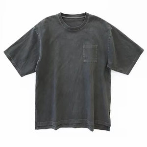 Camisetas con Lavado Ácido para Hombre, 100% Algodón, Tallas Grandes, Nueva Moda, Venta al por Mayor, Personalizable, Camiseta para Parejas 2026 - Product Image 6