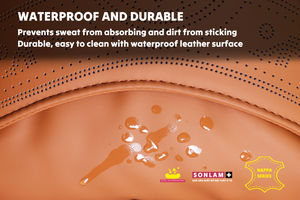 Oreiller de voiture en crème, vente en gros, ODM, produits automobiles en cuir Nappa, oreiller de nuque de voiture imperméable, design personnalisable, coussins et oreillers de siège - Product Image 3