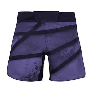 Shorts MMA pour hommes, respirants, dernier design, décontractés, 100 % polyester, durables, légers, taille mi-haute, fermeture élastique, motif uni - Product Image 4
