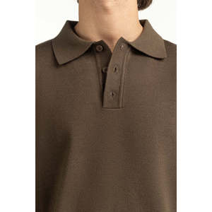 Suéter de Algodón 100% para Hombre, Corte Regular, Cierre de Cremallera, con Estampado de Logotipo y Decoración de Rayas, para Primavera y Otoño - Product Image 6