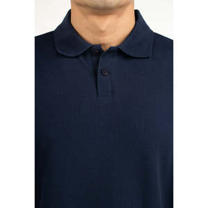 Polo de haute qualité avec broderie, coupe ajustée ou ample, en tissu tricoté infroissable, motif uni, idéal pour le golf - Product Image 2