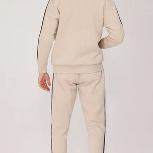 Conjunto de chándal ajustado personalizado de 2 piezas Ropa deportiva para hombre Trajes de jogging vintage Chándal unisex en blanco Servicio OEM - Product Image 6