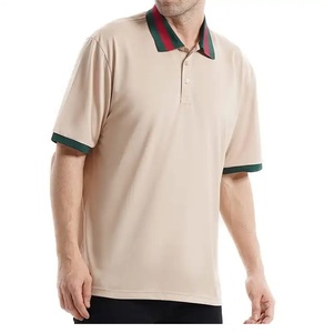 OEM Design Casual Premium Qualité Populaire Hommes Respirant Col Rabattu Manches Longues Tricot Logo Brodé Polo T Shirt - Product Image 1