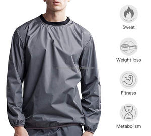 Venta caliente PVC Sauna Sweat Suit para entrenamiento en casa Niños Fitness Pérdida de peso-Top Ejercicio Gear - Product Image 6