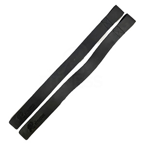Correas de Muñeca Ajustables de Cuero Nubuck y Neopreno RC Fitness Wear para Levantamiento de Pesas en el Gimnasio, Unisex, Ecológicas - Product Image 6