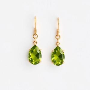 Boucles d'oreilles en argent sterling 925 avec pierres précieuses en pierre naturelle pour les fiançailles - Product Image 3