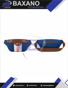 Riñonera de la Hermandad AKA Alpha |   Kapa |   Bolso Bandolera Unisex Impermeable con Cierre de Cremallera y Patrón de Letras Alfabéticas, con Logotipo Personalizado - Product Image 6