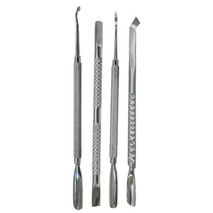 Empujador de Cutículas de Acero Inoxidable con Logotipo Personalizado, Removedor de Piel Muerta, Instrumento de Manicura y Pedicura, Herramienta Profesional para el Cuidado de las Uñas - Product Image 1