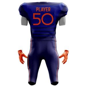 Uniformes de Fútbol Americano con Diseño Moderno, Protección UV, Estampados, 100% Poliéster, Manga Corta, Nombre del Equipo Personalizado, Estilo Unisex - Product Image 4
