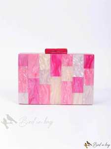 Diseño de lujo de resina personalizada con diseño de brillo bolso de resina señoras bolso de mano bolsos de hombro embrague con doble ASA - Product Image 6