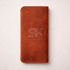 Portefeuille long à rabat en cuir pour homme, populaire, de haute qualité, en cuir véritable, nouveau portefeuille de créateur pour homme - Product Image 6