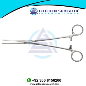 Pinces intestinales chirurgicales à serrures longitudinales 230 mm, fabricant de pinces médicales, fournitures hospitalières - Product Image 2