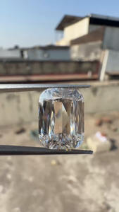 Diamant de laboratoire CVD, pierre en vrac, certifié IGI, clarté VVS1 VVS2 VS1, couleur D, 6,40/10/13 carats, taille coussin, diamant poli, bijoux - Product Image 4