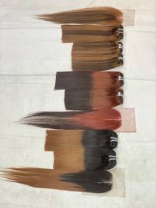 [RTS] ผ้าอัจฉริยะคุณภาพสูงต่อผม Combo ซุปเปอร์คู่ดึงด้วยการปิด 2x6 กระดูกตรงธุรกิจดิบผมเวียดนาม - Product Image 3