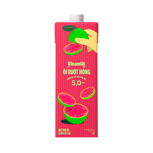 Vinamilk-Jus de fruits-Nectar de fruits de goyave-1L X 12 boîtes par carton (boîte TP Brik) - Product Image 1