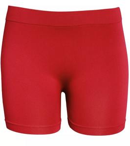 Y2K Shorts de motard en coton pour femmes taille élastique respirant confortable maigre teint uni avec nœud bouton décoration en gros - Product Image 2