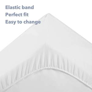 Protège-matelas en tissu biologique pour berceau de bébé Techniques tissées de literie imperméables douces et respirantes Type de <span class=keywords><strong>drap</strong></span> pour bébé - Product Image 3