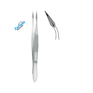 Fórceps De astilla Hunter de acero inoxidable de alta calidad curvo 10,5 cm/4,25 "fabricante de instrumentos quirúrgicos - Product Image 1