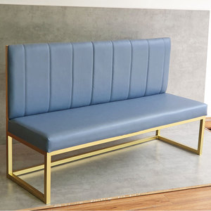 Premium 3-Seater <b>Square</b> Sofa 1.6m Light Luxury Bunk with Extendable Simili Upholstery Iron Frame SFB68074 - Product Image 5