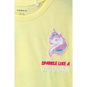 เสื้อยืดพิมพ์ลายการ์ตูนสำหรับวัยรุ่นสำหรับเด็กวัยหัดเดินผ้าฝ้ายสีเหลืองลำลองแฟชั่นกำหนดโลโก้ได้เอง - Product Image 2