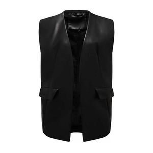 2025 calidad superior ovejas cuero real motocicletas hombres/mujeres chaleco cuero genuino chaleco venta al por mayor hombres chaqueta de cuero - Product Image 3