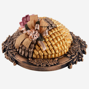 Nouveau Bol à Chocolat Design en Métal pour Servir des Dattes et Autres Douceurs à Prix Raisonnable - Product Image 4