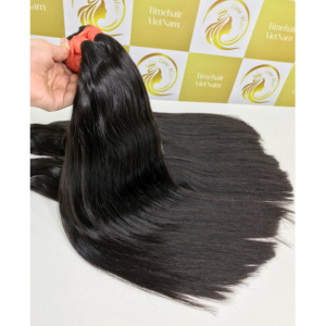 Naturel droit noir couleur foncée en vrac 8-40 ''Meilleure qualité Vierge Extensions de Cheveux Humains Non Transformés Vietnamien en gros - Product Image 4