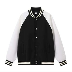 Temporizador, venta al por mayor, chaquetas con logotipo de diseñador personalizado, chaqueta de béisbol informal, abrigo con letras, chaquetas universitarias Unisex de algodón - Product Image 2