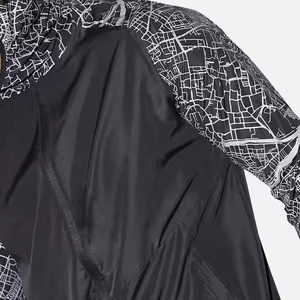 ชุดวอร์มสองชิ้นสะท้อนแสงน้ำหนักเบากันลมกันน้ำ100% คอตตอนขนแกะสำหรับผู้ชาย - Product Image 3