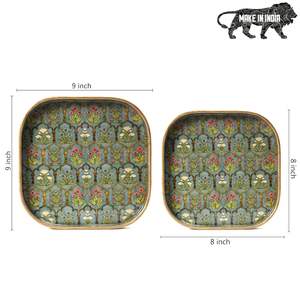 Plateaux en bois avec impression numérique émaillée, plateaux décoratifs polyvalents, plateau de service en bois pour le petit-déjeuner, disponible au prix le plus bas - Product Image 2