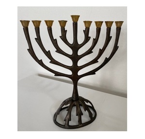 Latest Design Decoration Menorah <b>Candle</b> Holder for Christmas Decor Metal <b>Wedding</b> <b>Candle</b> Stand Dinner Decor and Dinning - Product Image 2