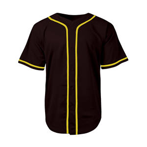 Uniforme de béisbol personalizado para hombre de Blank Fashion, el mejor fabricante de camisetas de béisbol con nuevo diseño, venta al por mayor. - Product Image 1
