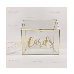 Prime Quality <b>Acrylic</b> <b>Card</b> <b>Box</b> Square Shape Customized Size Wedding <b>Card</b> <b>Box</b> From Manufacture In Home Arts - Product Image 2