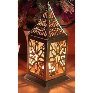 Linterna brillante para caminos de jardín y espacios exteriores que proyecta luz cálida y relajante para crear noches tranquilas y mejorar la decoración. - Product Image 3