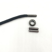 Cordon rond en coton personnalisé de 2 mm, 5 mm, 10 mm et corde tressée ronde en polyester et nylon avec embouts en silicone