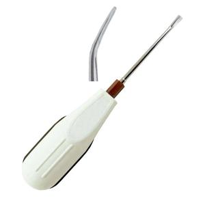 Elevadores de raíz dentales manuales de acero inoxidable de 3mm, conjunto de instrumentos quirúrgicos reutilizables curvos - Product Image 5