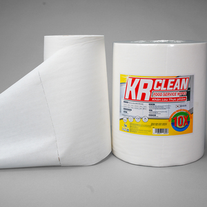 Krclean 320 Sheets White Reusable Food Wipes <b>Cloths</b> 30x30cm, Eco-Friendly, & Super Absorbent for <b>Kitchens</b> - Product Image 4