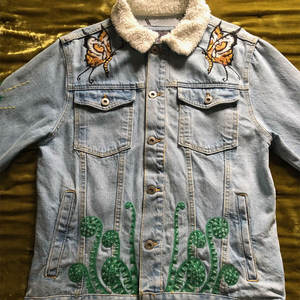 Vêtements à manches longues veste en jean de qualité supérieure pour hommes nouveau design avec prix bon marché veste en jean brodée pour hommes - Product Image 1