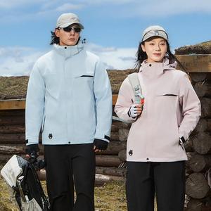 Veste coupe-vent imperméable surdimensionnée pour homme, style décontracté en toile, capuche zippée pour la randonnée, le trekking, la pêche, vêtements de pluie d'automne - Product Image 5