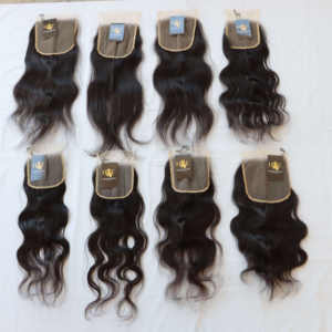 HD Swiss Lace Closure non traité ondulé lisse 6x6 Lace Closure cheveux brésiliens vierges de vison brut vente en gros - Product Image 5