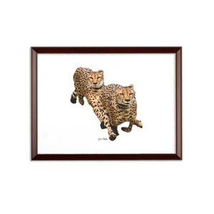 Placa Decorativa de Madera con Diseño de Guepardo para Sublimación, Decoración de Pared para Navidad o Bodas - Product Image 1