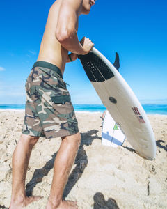 Custom <b>Men's</b> Summer Beach Shorts Quick Dry 100% Polyester Swim <b>Trunks</b> with Graphic Design & High Street Style Mesh Lining - Product Image 6