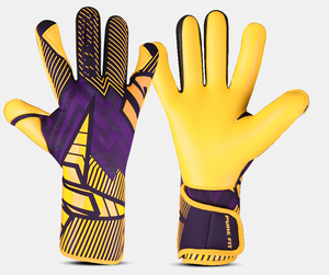 Gants de gardien de but en cuir, forte adhérence, antidérapants, respirants pour le football, tailles 6-10, enfants, jeunes, adultes - Product Image 1