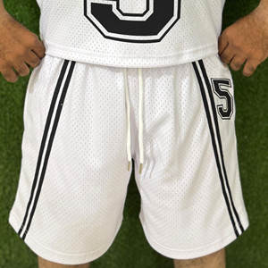 Ropa de baloncesto de diseño personalizado, conjunto de Camiseta deportiva y pantalones cortos, uniforme de baloncesto de entrenamiento para hombres, camiseta de baloncesto transpirable para Unisex - Product Image 4