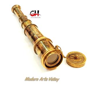 Télescope nautique en laiton antique télescope d'article de cadeau nautique Vintage maritime. - Product Image 4